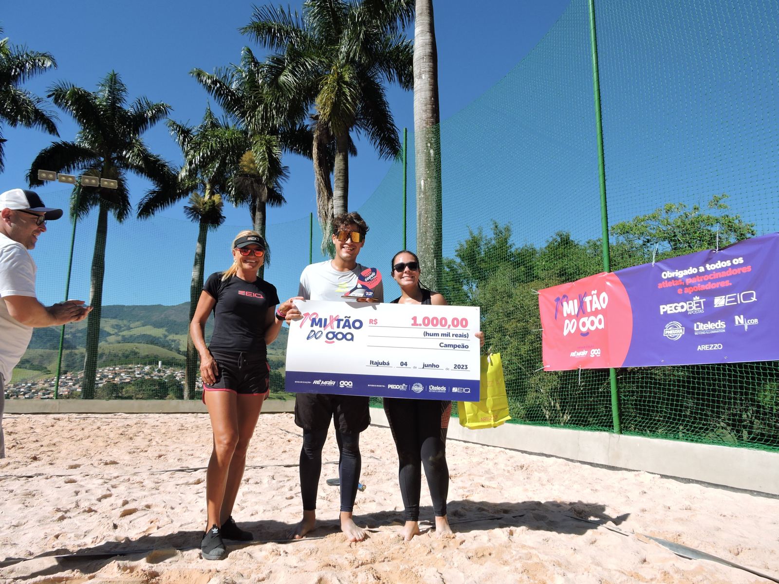 Pódio do torneio